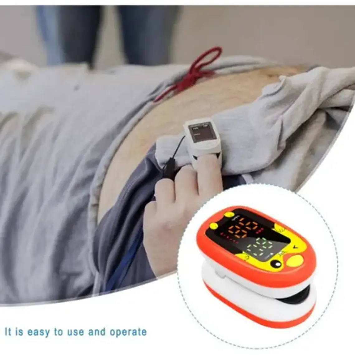 Oximetro De Pulso Usb Pediátrico Saturómetro Recargable Full 16