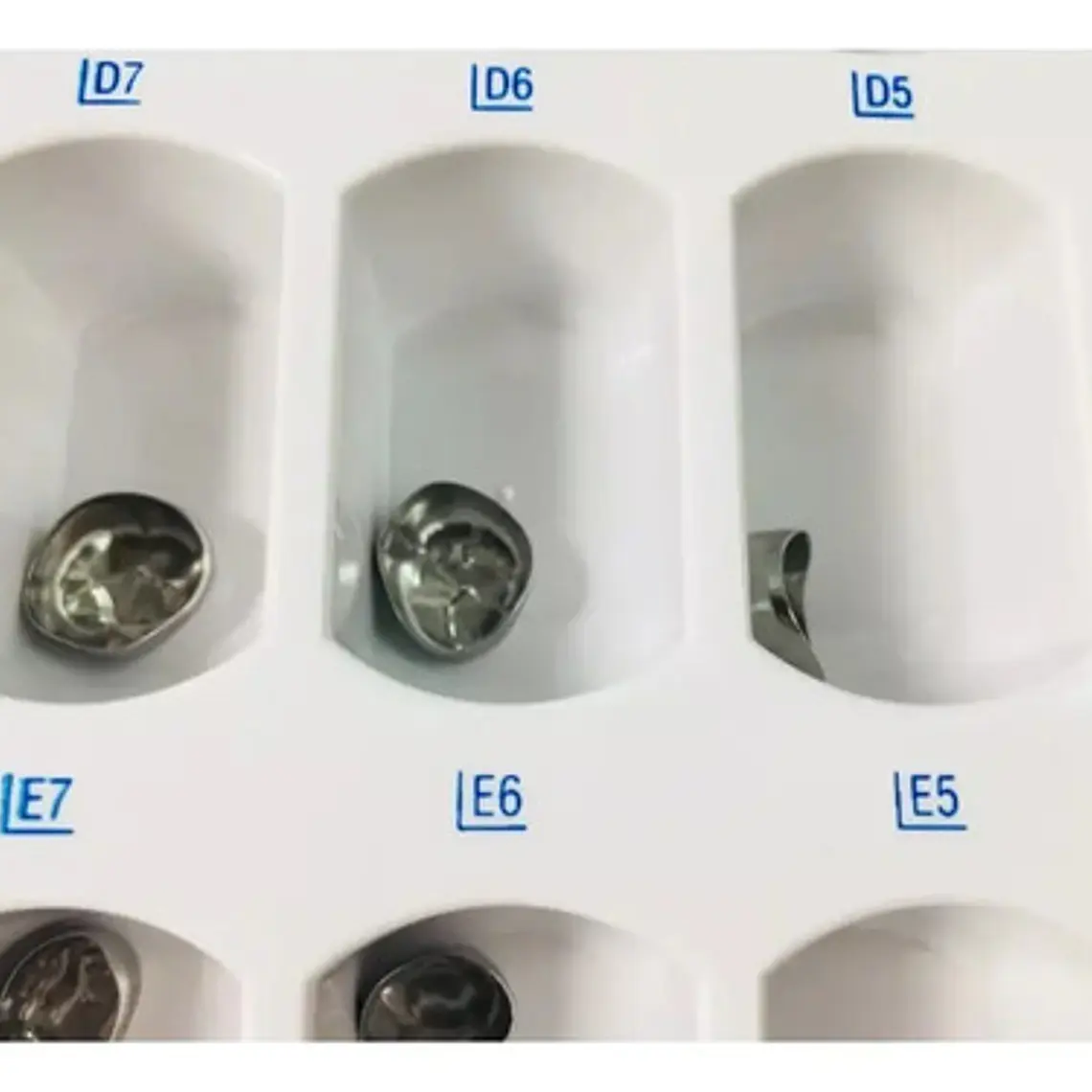 Set Coronas Metálicas Pediátricas Dental 48 Piezas Calidad 5
