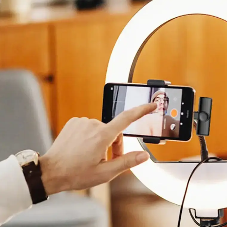 Micrófono Inalámbrico Celular iPhone O Android Calidad K2 12
