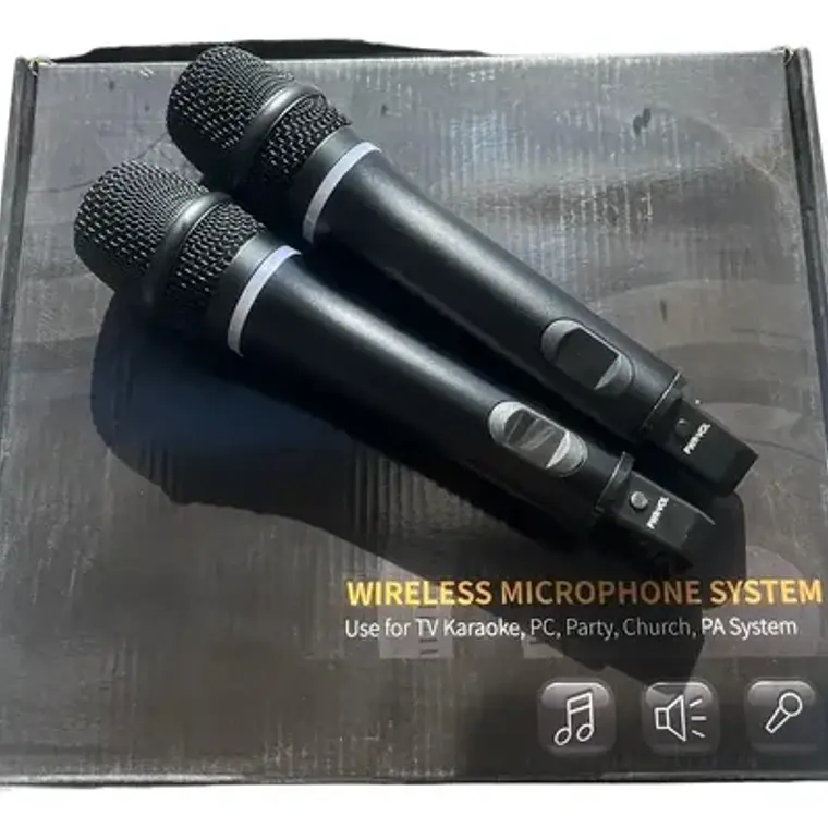 Kit Micrófonos Premium X6 Inalámbricos Y Recargables Cardio 4