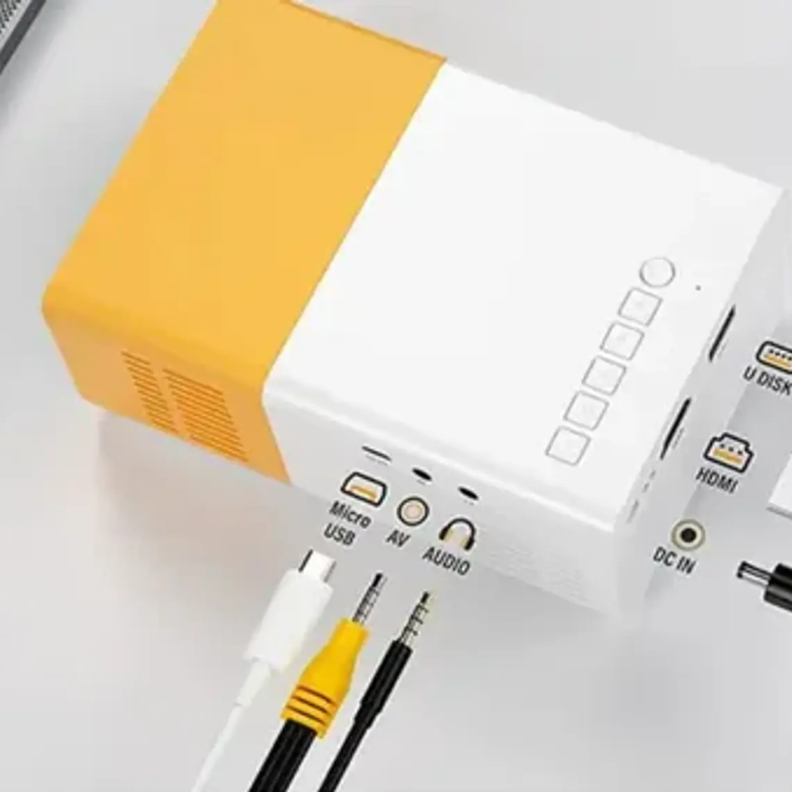 Mini Proyector Led  600l Hd Portátil Av Hdmi Control Remoto 4