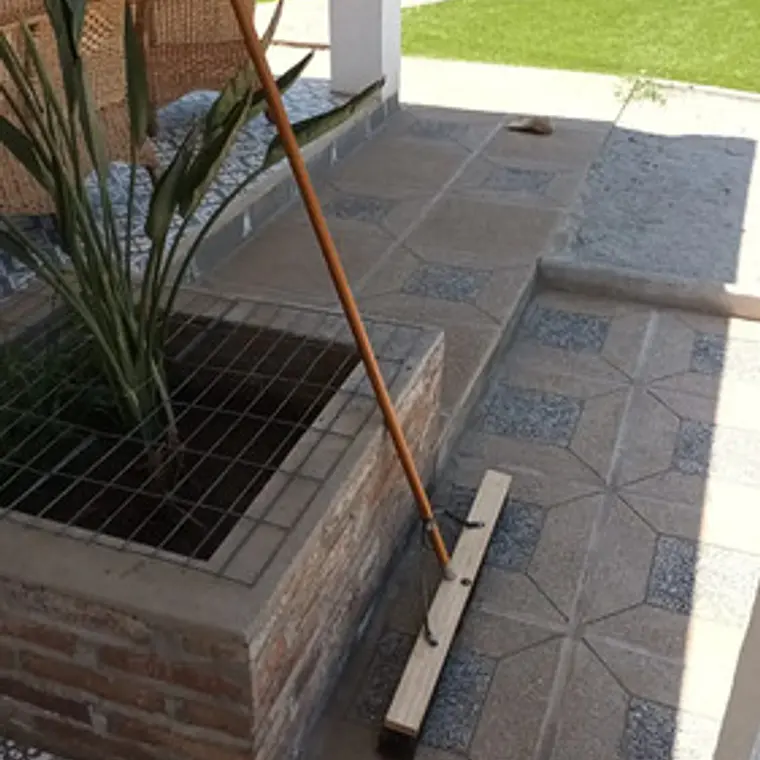 Escobillón Municipal Xxxl 80 Cms Soportes De Metal Calidad 5