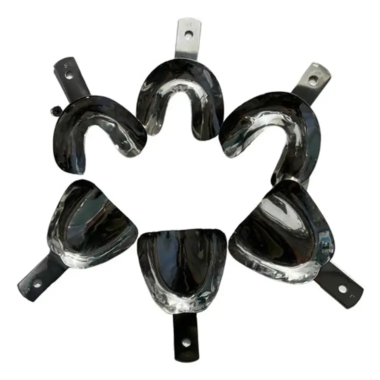  Set Xl Cubetas Metálicas Desdentado Total Tipo Rom Lock  2