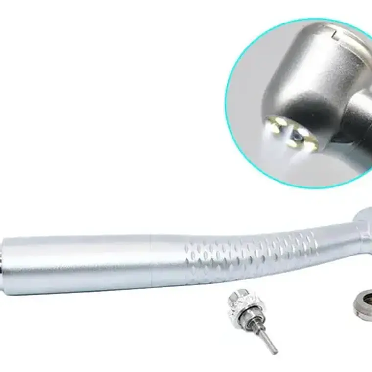 Turbina Dental Push Única 5 Led En Cabezal Premium Pacard 14
