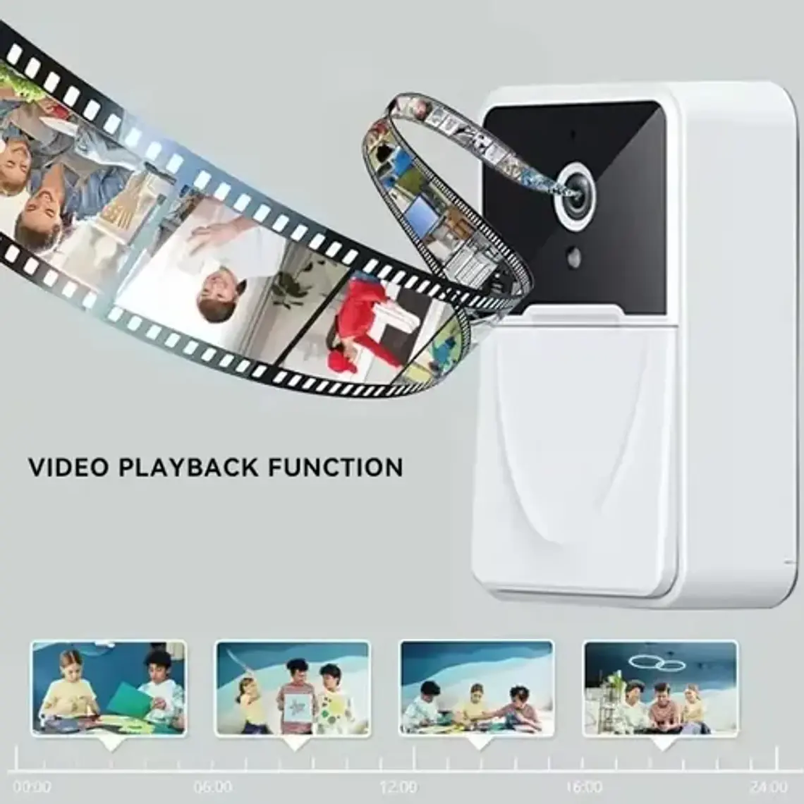 Timbre Cámara Wifi Hd Tuya Seguridad Video Inalámbric 3