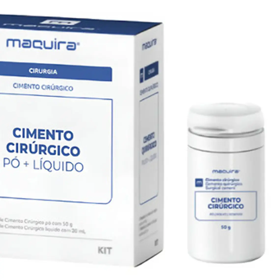 Cemento Quirúrgico Kit Polvo + Líquido Original Maquira 1
