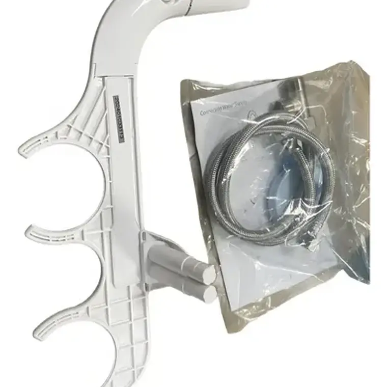 Ducha Bidet Para Inodoro Lavado Trasero Y Frontal Ajustable Blanco 7