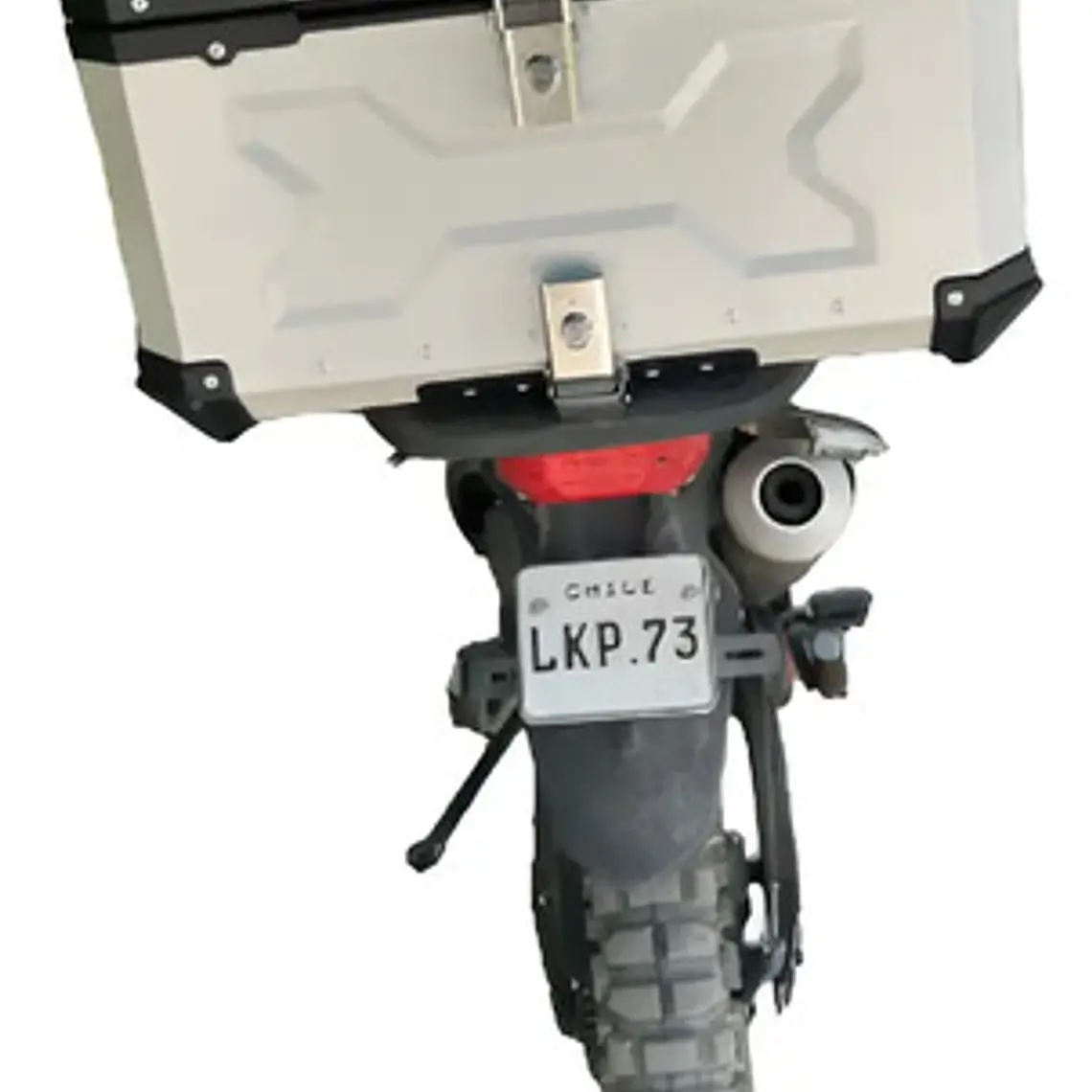 Maleta Top Case Aluminio Moto 55 L, Black X-series Calidad 10