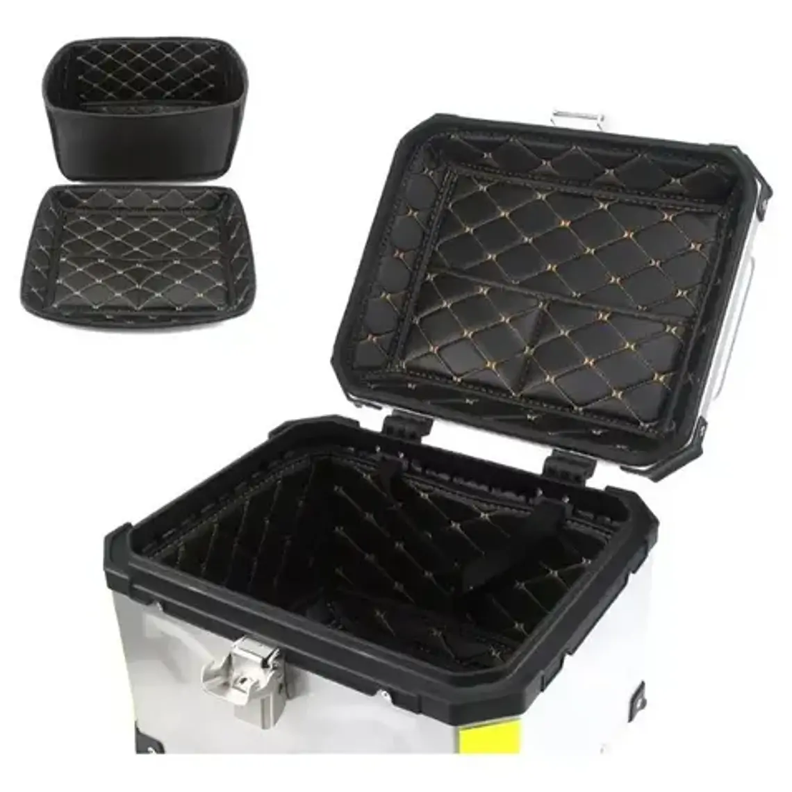 Maleta Top Case Aluminio Moto 55 L, Black X-series Calidad 12