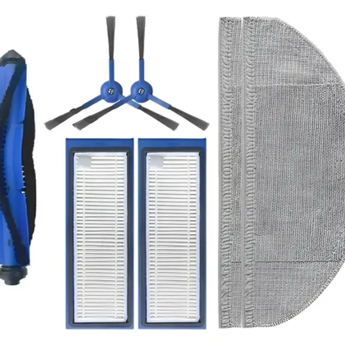 Kit Xl Eufy L70 Full Paños Filtros Cepillos Aspiradora Robot 1