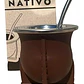 Mate Nativo Imperial Único Modelo C/ Bombilla Especial Ancha - Miniatura 5