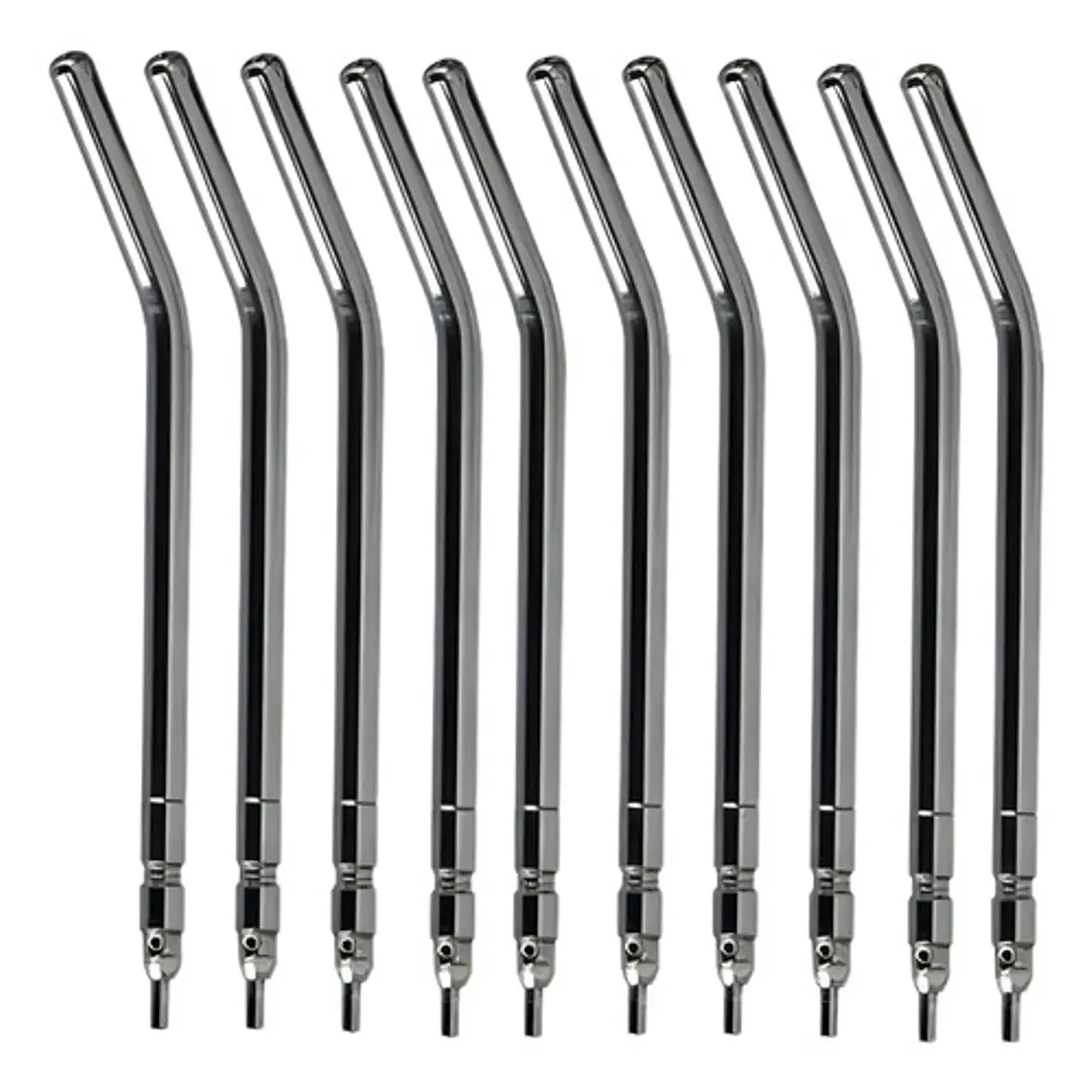 Set 15 Puntas Para Jeringa Triples Dental Autoclavable Acero 1