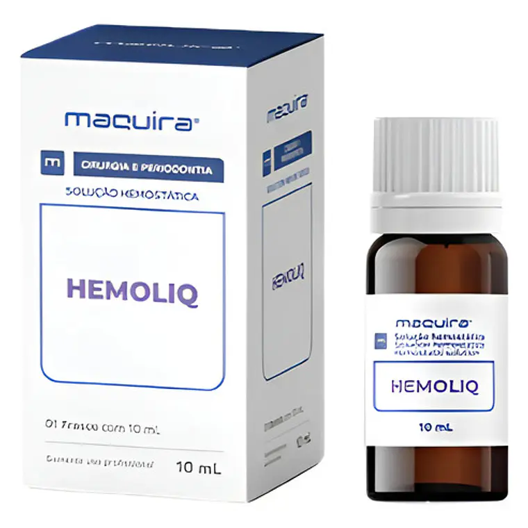 Solución Hemostática Retracción Gingival Hemoliq Maquira 10m 1
