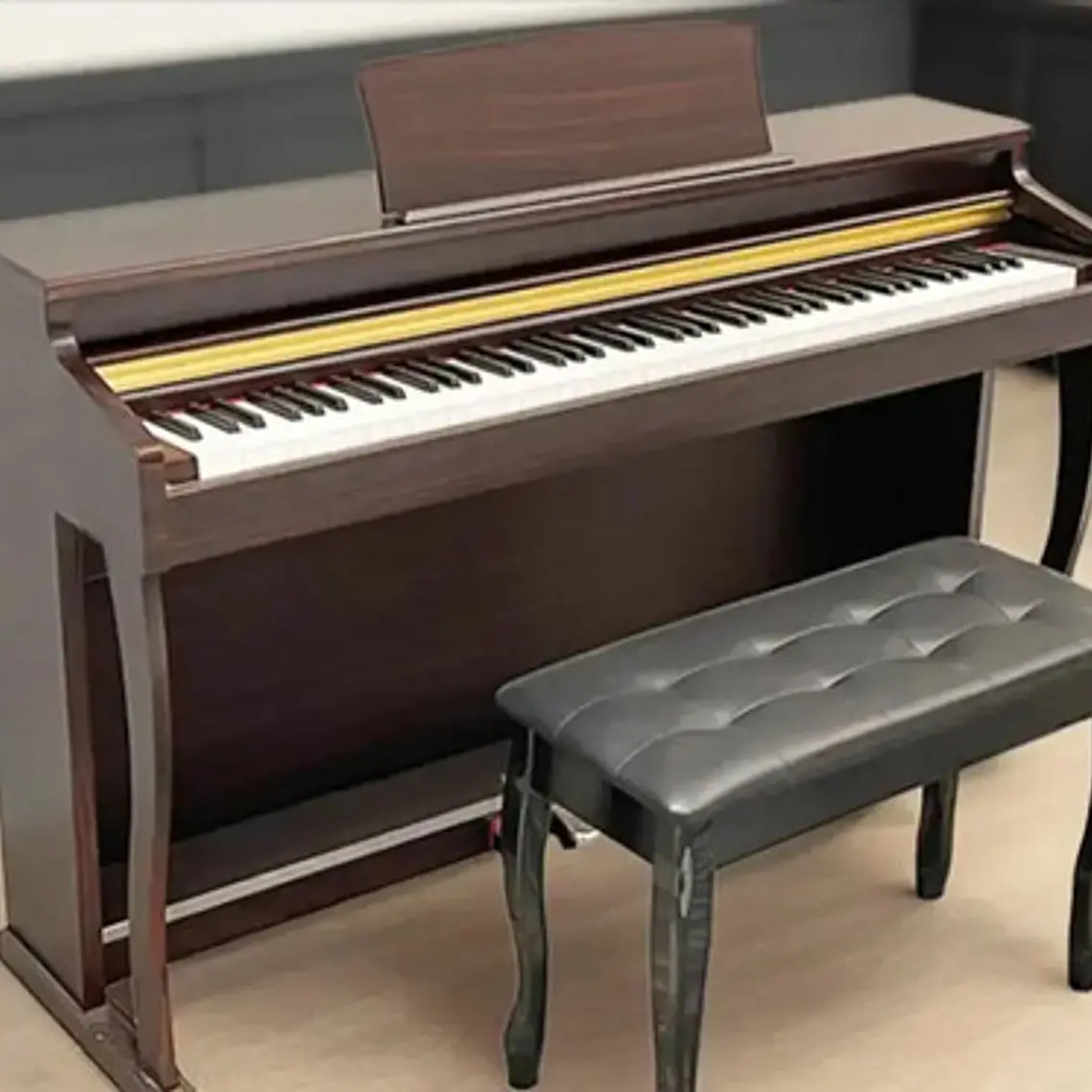 Piano Digital Pacard Realista 88 Teclas Madera Usb 14