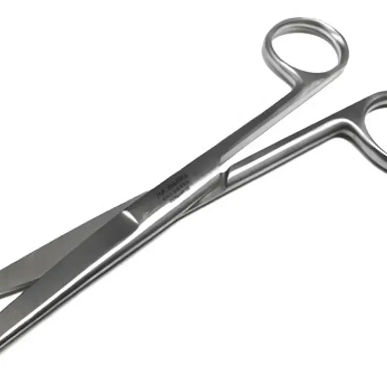 Tijera Quirúrgica Única Punta Roma Aguda 14cm Pacard Calidad 4
