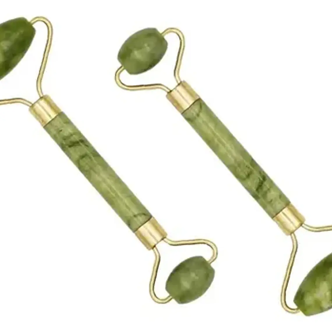 Rodillo Facial Roller Jade Doble Solo 4