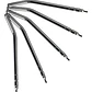 Set 5 Puntas Para Jeringa Triples Dental Autoclavable Acero - Miniatura 1