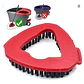 Repuesto Cepillo Mopa Balde Con Pedal Easy Wring & Clean Color Rojo - Miniatura 6