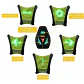 Arnés Led Mochila Chaleco Con Control Bicicleta Santiago - Miniatura 2