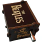 Caja Musical De Madera Con Manivela Hey Jude The Beatles - Miniatura 1