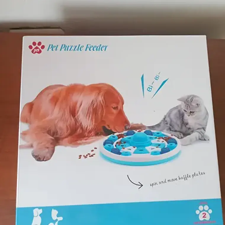 Bandeja Interactiva Comida Lenta Para Perros Mascotas 3