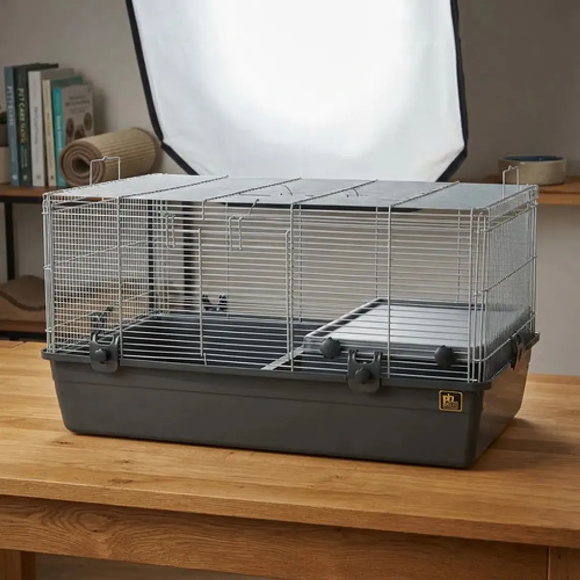 Jaula Modular Kl Con Techo Abatible + Accesorios Mascotas 3