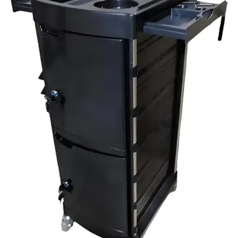 Carro Ayudante Multifuncional Barber Premium Cajones Locker 1