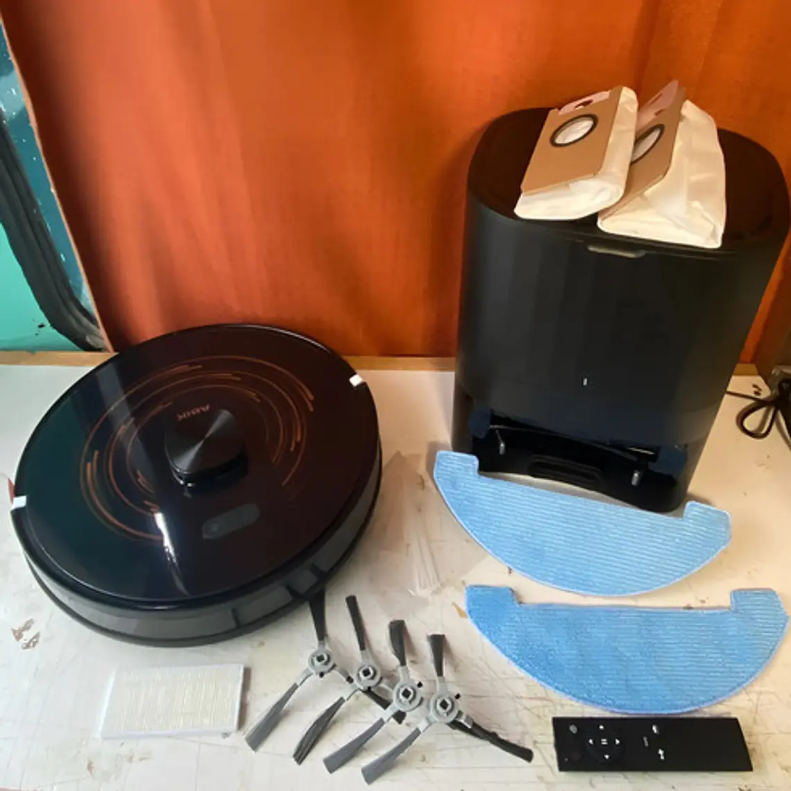 Robot Aspiradora Y Trapeado Autovaciado Dual 6500pa Uv Alexa 9