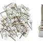 Pack 100 Escobillas Profilaxis Dental Blancas En Caja - Miniatura 1