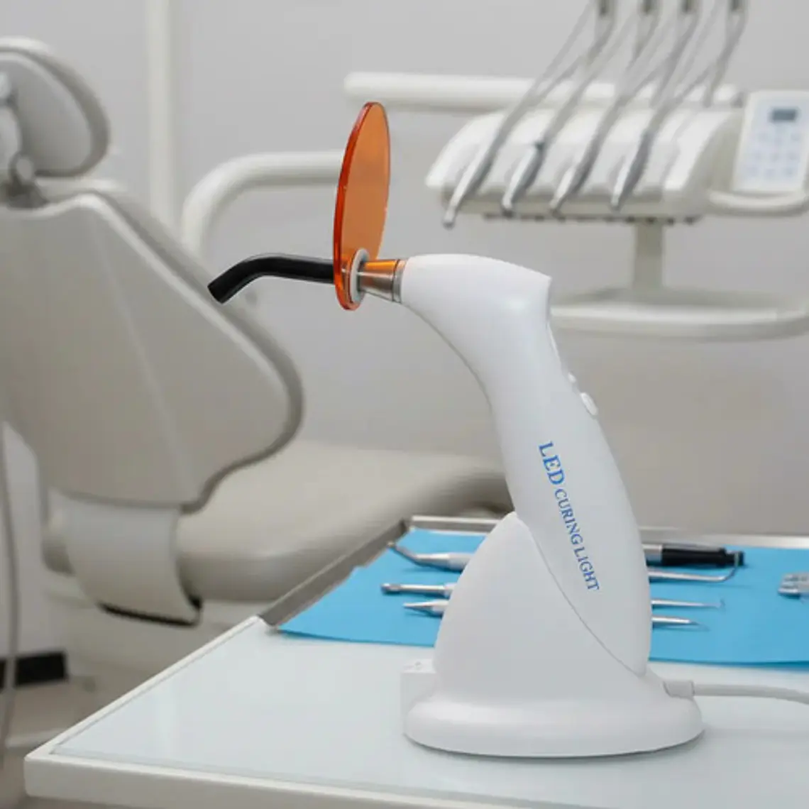 Lámpara Fotocurado Halógena Dental Tipo Pistola Calidad 3