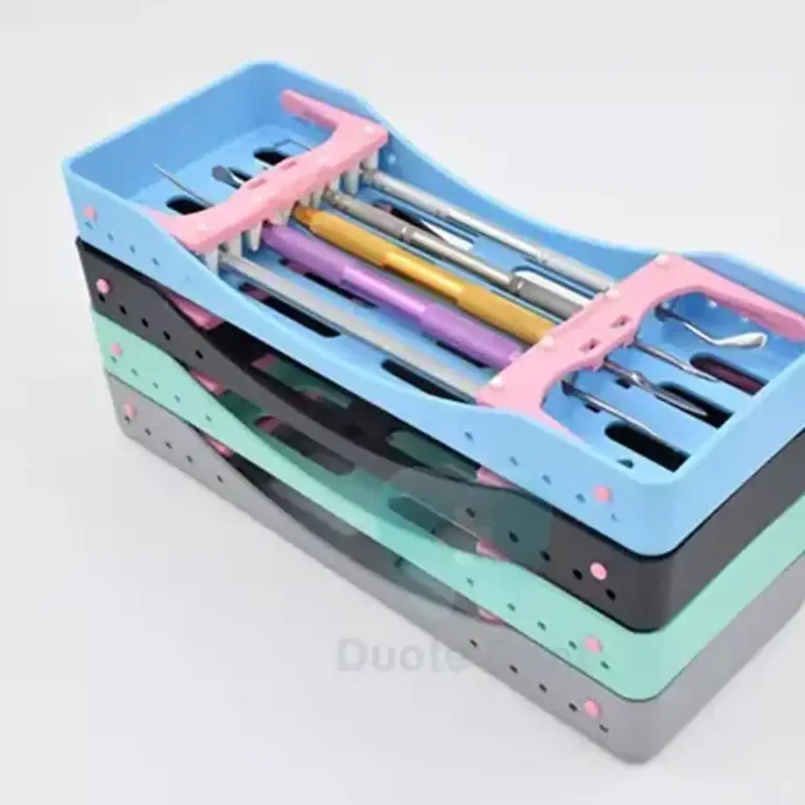 Bandeja Plastica Desinfeccion Instrumental Dental Esteriliza 11