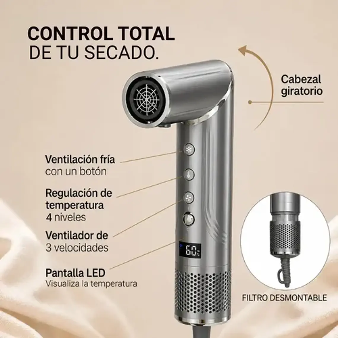 Secador Multistyler 8 En 1 M10 Osoji Gris 3