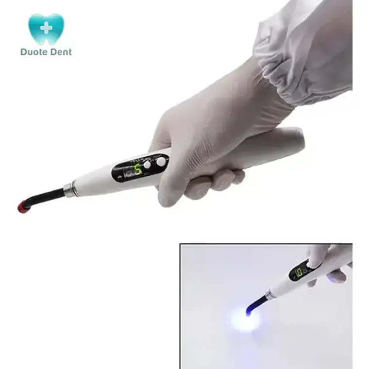 Lámpara Fotocurado Halógena Dental Inalámbrica Blanco 5