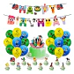 Kit Cotillon Cumpleaños La Granja Zenon Decoración Y Globos - Miniatura 1