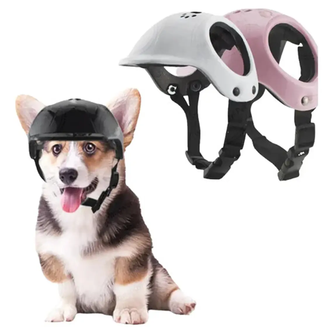 Cascos Para Perros-gatos Uso Moto, Bicicleta Y Protección 8