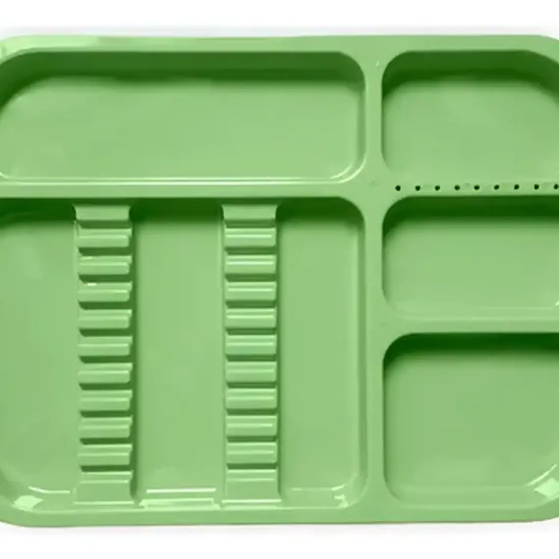 Bandeja Plástica Dental Secciones Calidad Colores 1 Unidad Color Verde 2