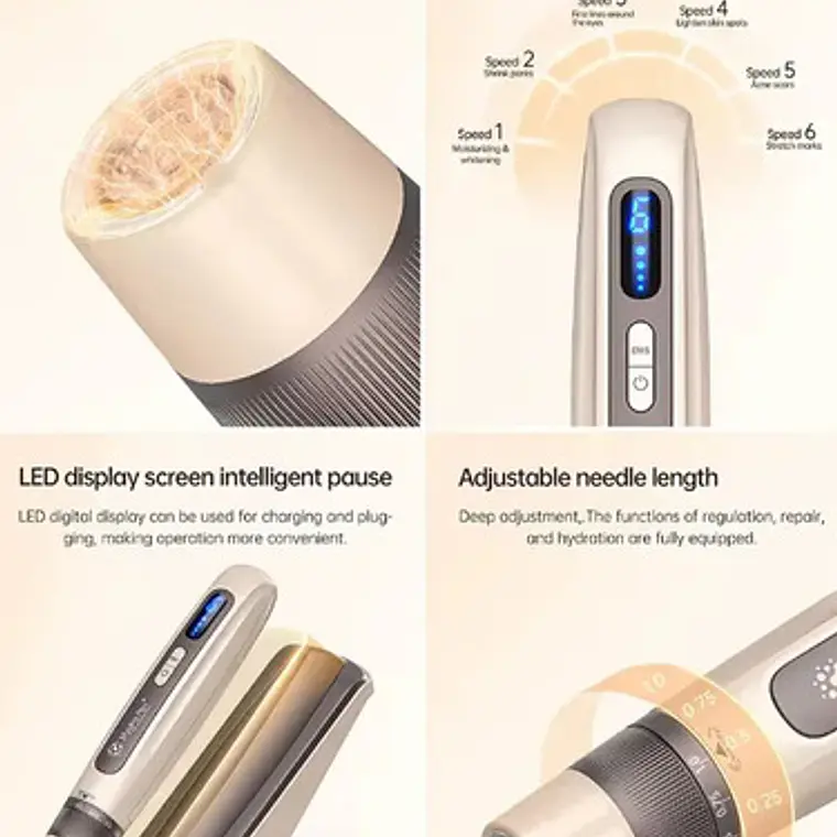 Dermapen Hydrapen H5 Inalambrico + 12 Cartuchos De Regalo 4