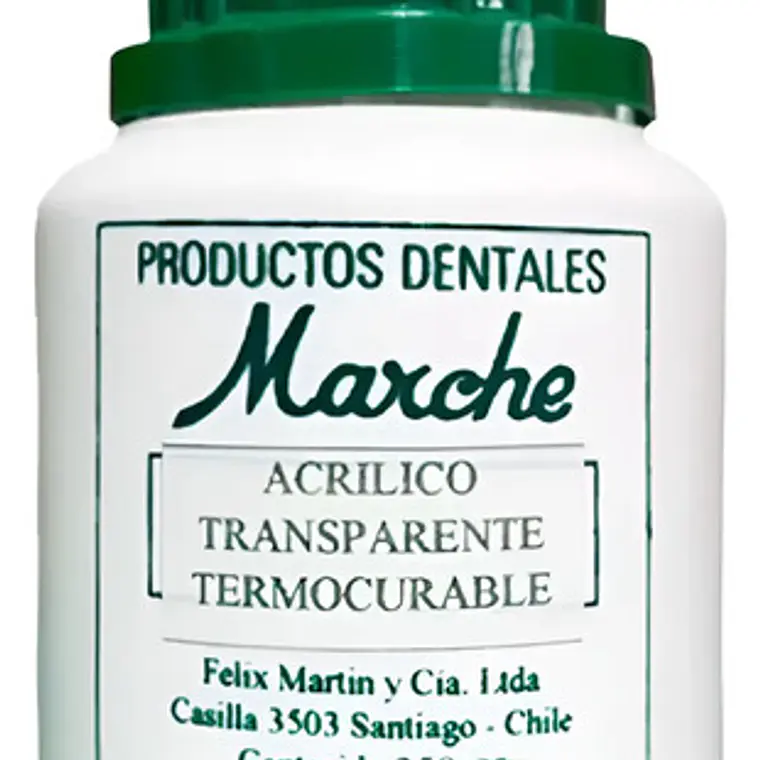 Acrílico Transparente Marché Termocurado 250 Grs. Santiago 1