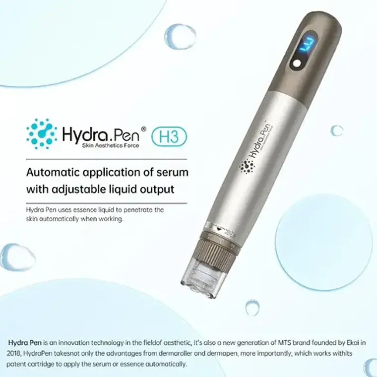 Dermapen Hydrapen H3 Inalambrico + 12 Cartuchos De Regalo 4