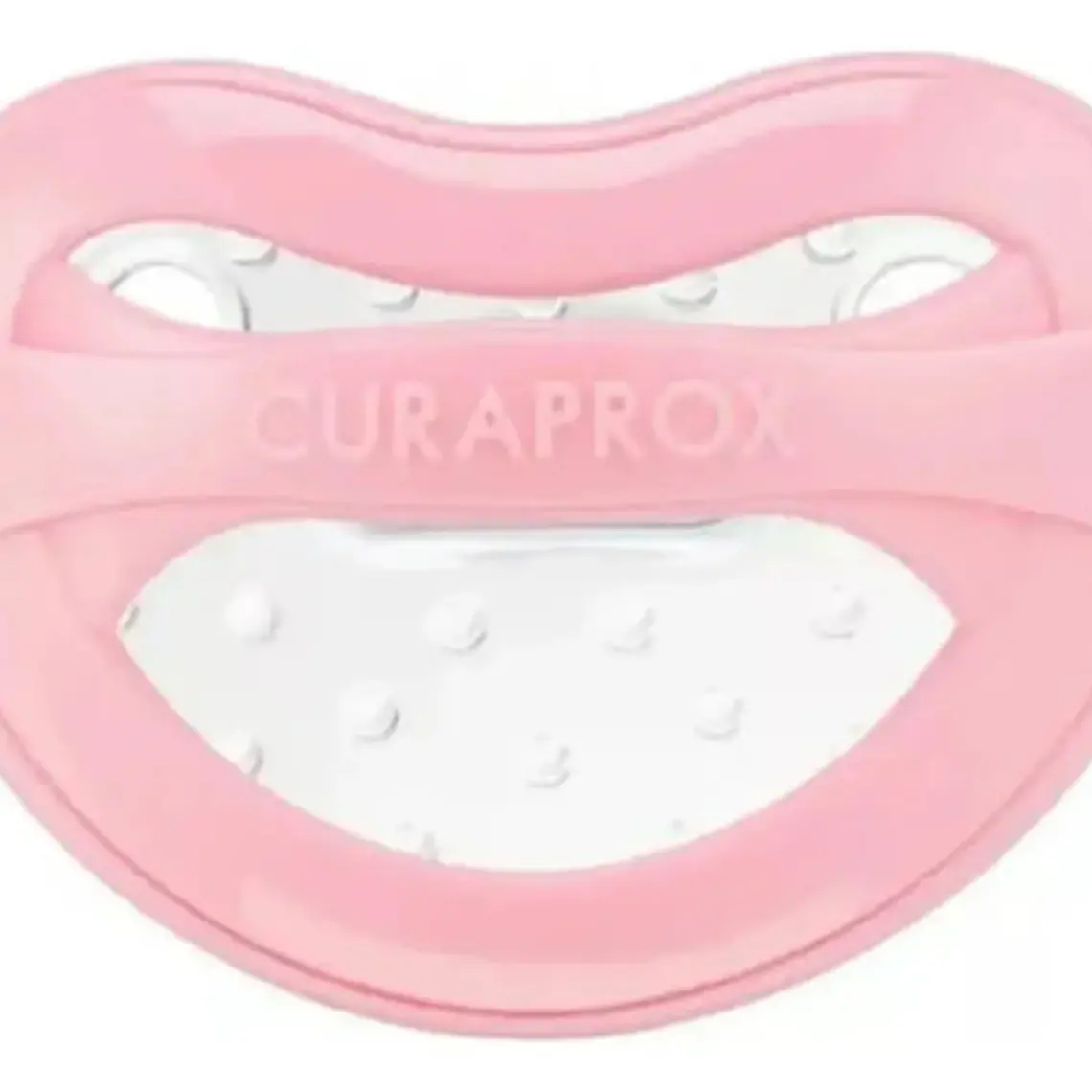 Chupete Fisiológico Bebés Niños Curaprox Edades En Caja Color Rosa Período De Edad Talla 1 4