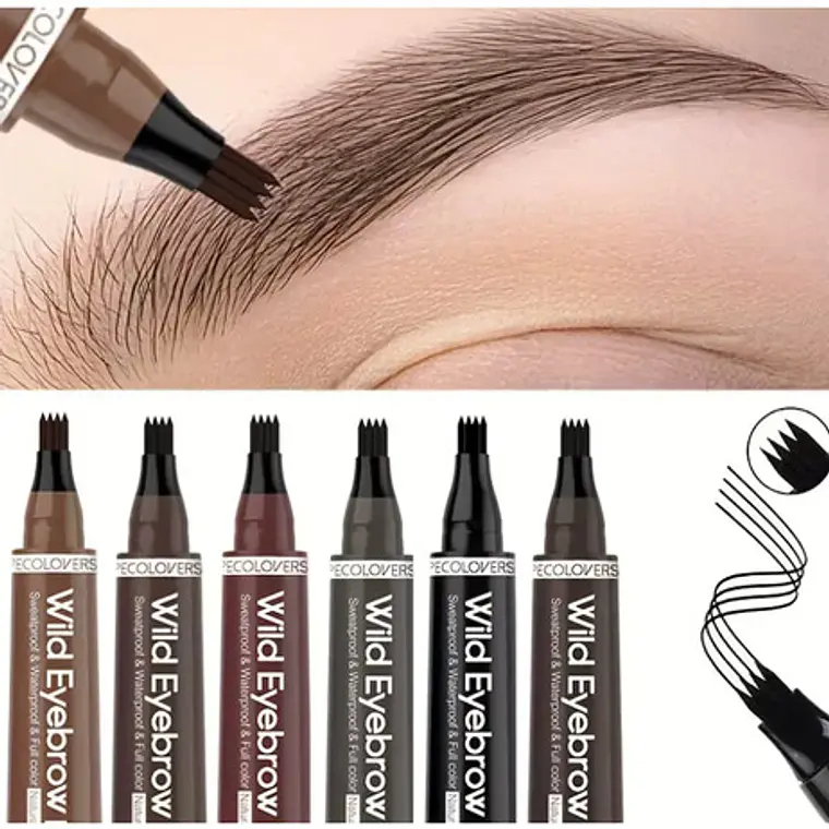 Lápiz Delineador Cejas Wild Eyebrow Microblanding 3d Colores 2