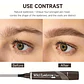 Lápiz Delineador Cejas Wild Eyebrow Microblanding 3d Colores - Miniatura 4