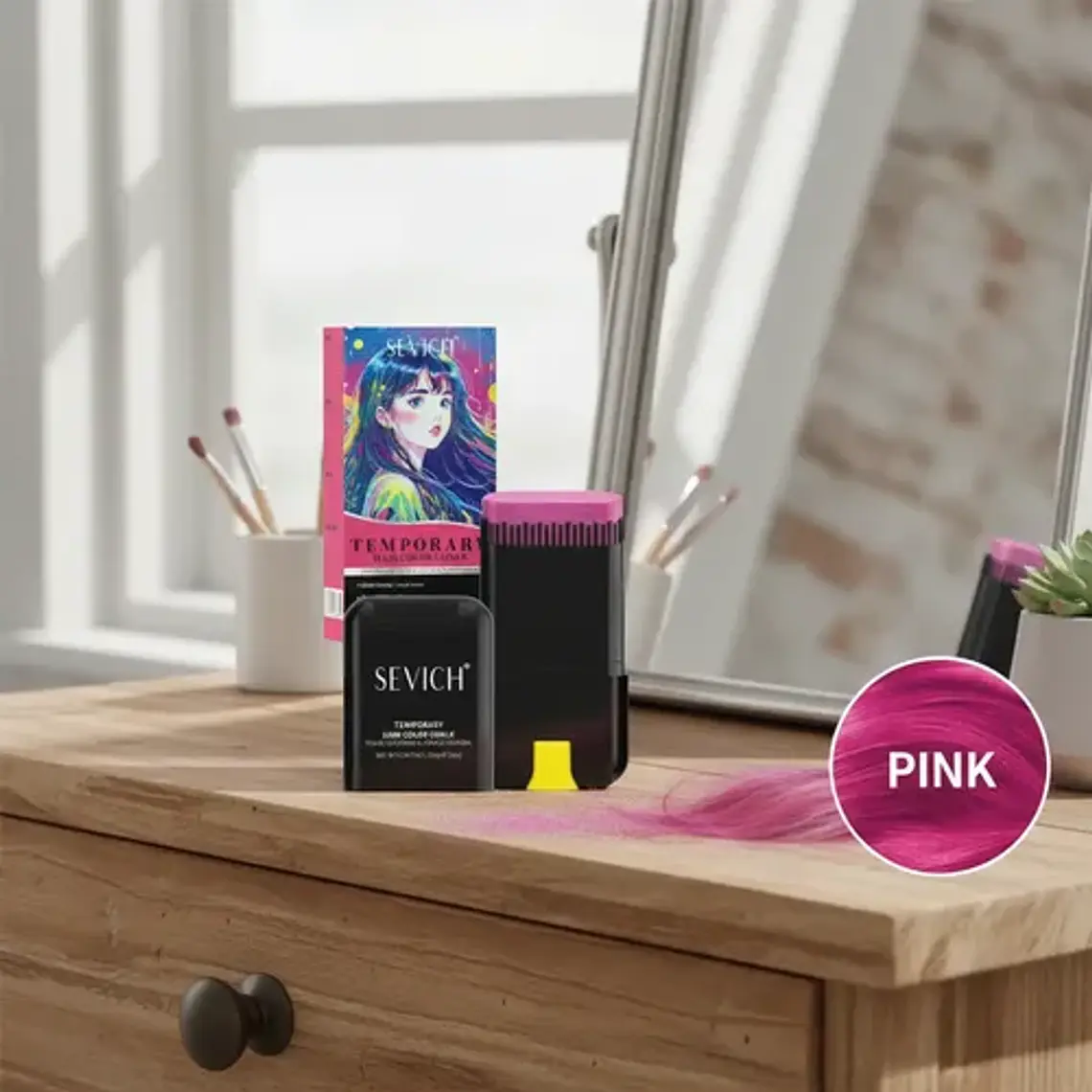 Tinte Temporal Color Vivo Sevich Tiza Barra Hair Chalk 20g 5