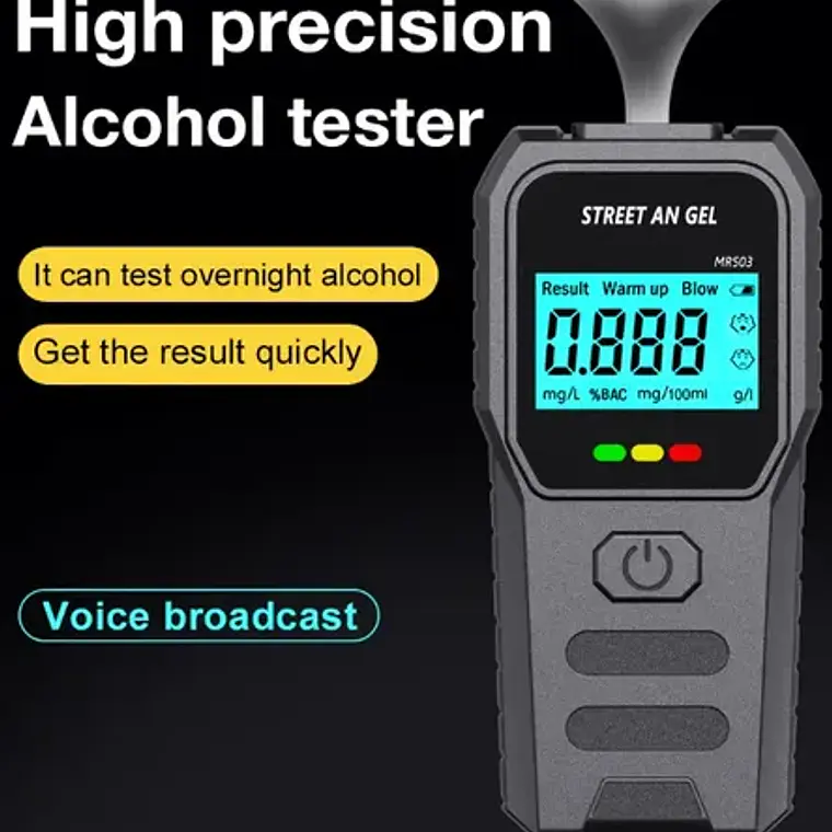 Alcoholímetro Alcotest Precisión Dual Core Lcd Voz El Mejor 7