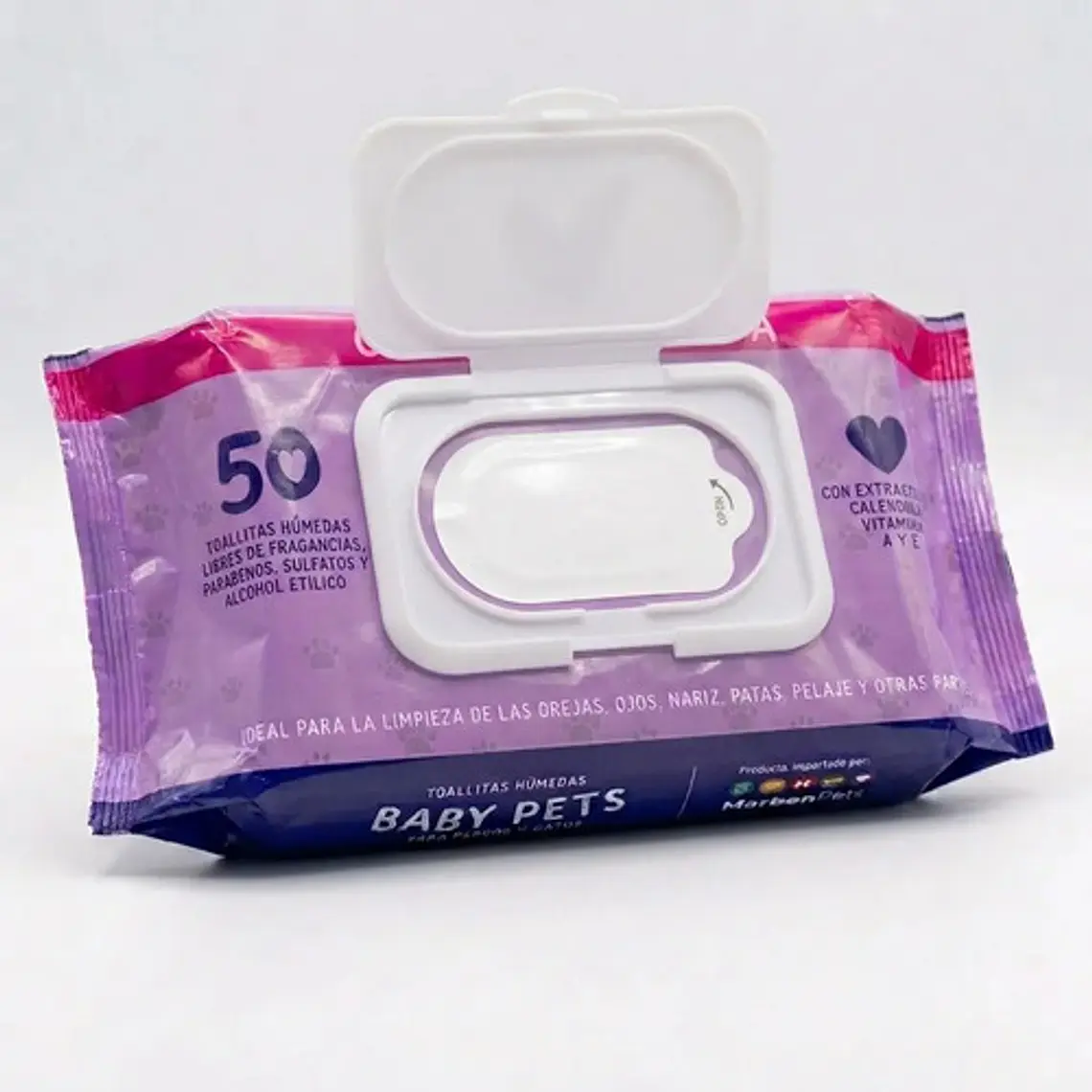 Toallas Húmedas Perro Gato Mascota Clorhexidina 50u Pack X10 4
