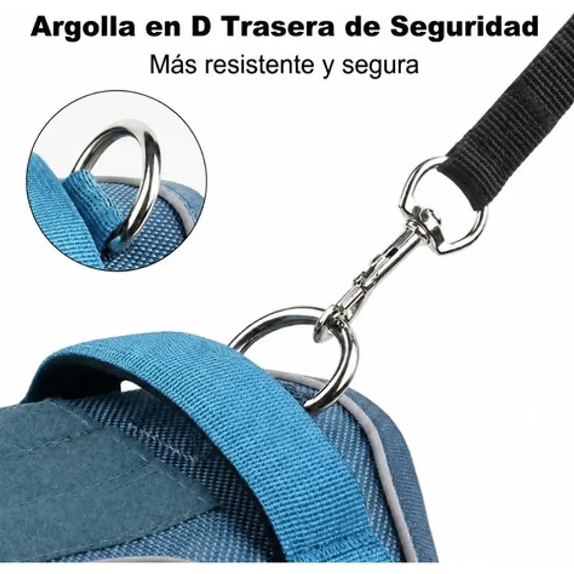 Arnés Anti Tirones Ajustable Reflectante Colores 4