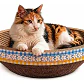 Rascador Cuenco Para Gatos Rascador 30x30x8 - Miniatura 1