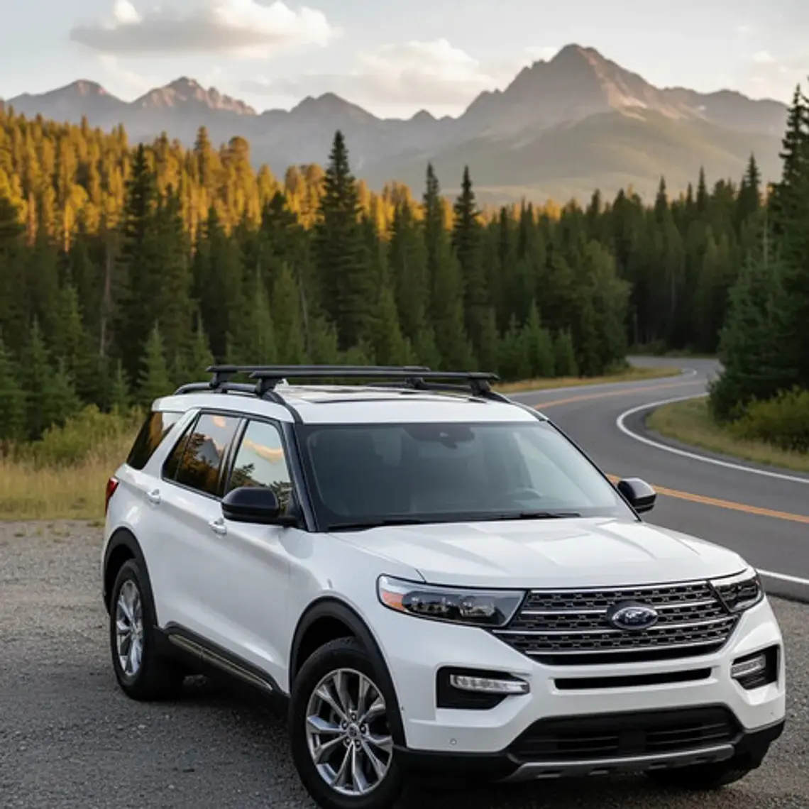 Barra De Techo Transversal Ford Para Explorer 2020-2028 100k 2