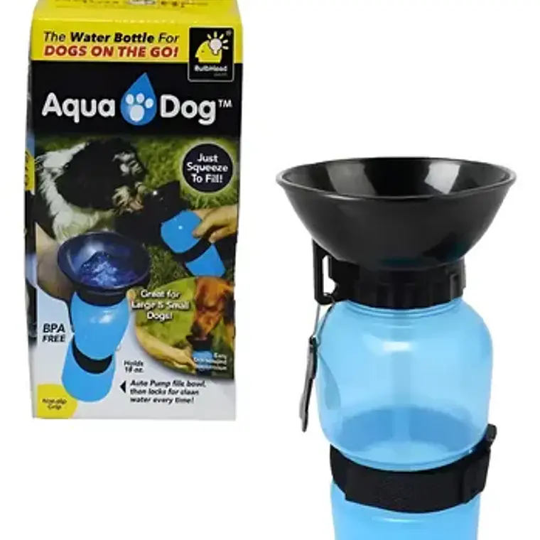 Botella De Agua Portátil Para Perro Dispensa Bebedero Paseo 3