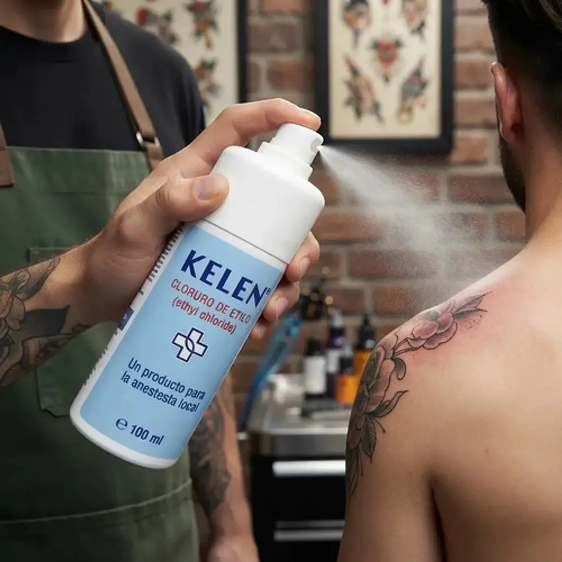 Crema Para Tatuajes Kelen Spray 1